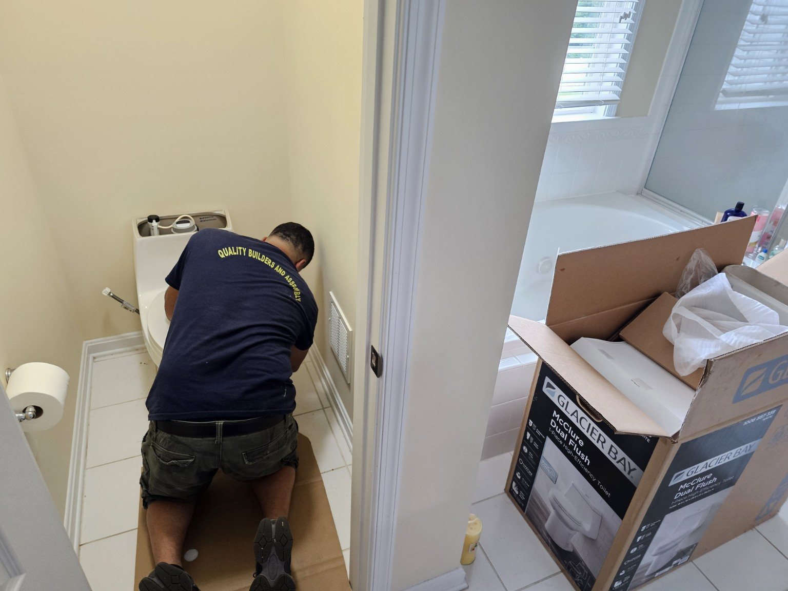 QBA professional working on an installation